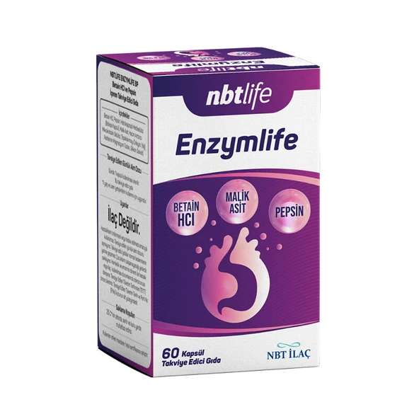 NBT Life Enzymlife BP 60 Kapsül ürün görseli 1