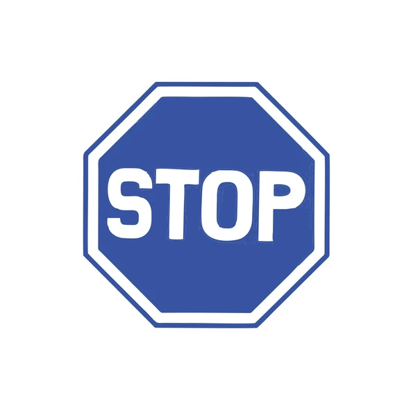 Stop Stikcer 17x17 Cm Mavi ürün görseli 1