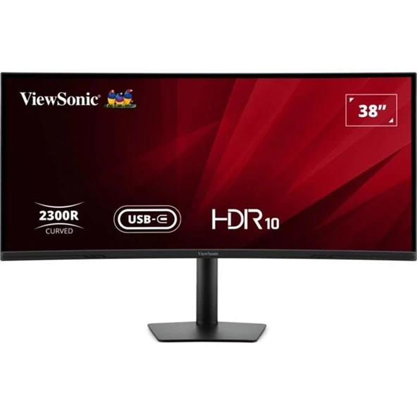 VIEWSONIC 37.5" IPS VA3820C 5MS 75HZ HDMI-DP TYPEC HUB KAVISLI KURUMSAL MONİTÖR 3840X1600 ürün görseli 1