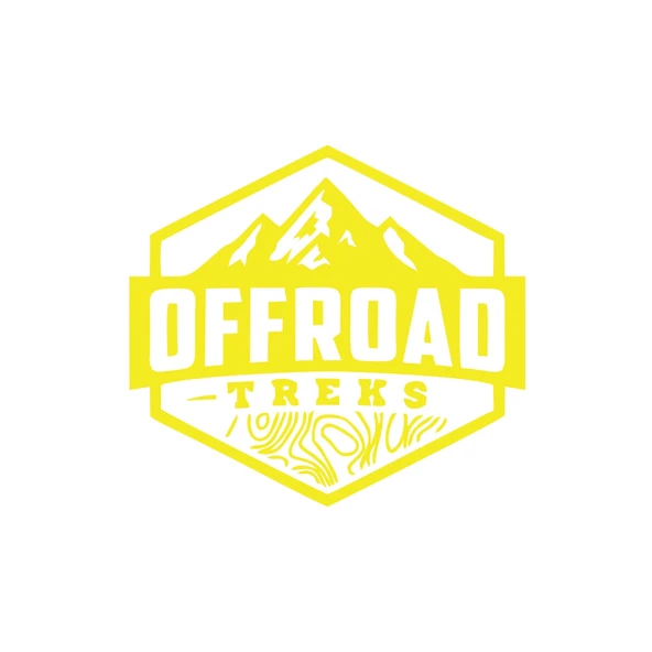 Offroad ve Dağ Sticker 17x17 Cm Sarı ürün görseli 1