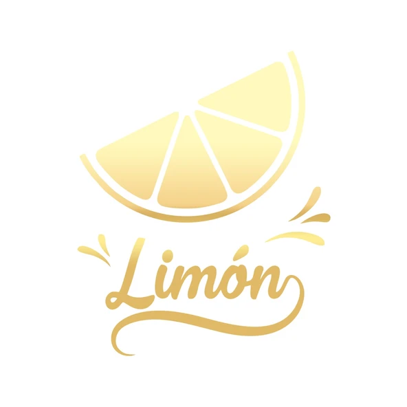 Limon Sticker 17x17 Cm Gold ürün görseli 1