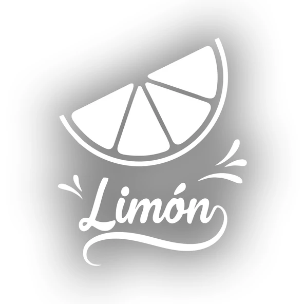 Limon Sticker 17x17 Cm Beyaz ürün görseli 1