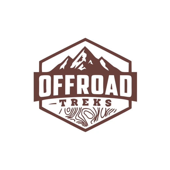 Offroad ve Dağ Sticker 17x17 Cm Kahverengi ürün görseli 1