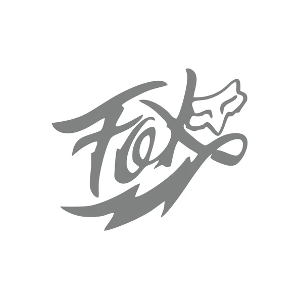 Fox Tilki Sticker 17x17 Cm Gri ürün görseli 1