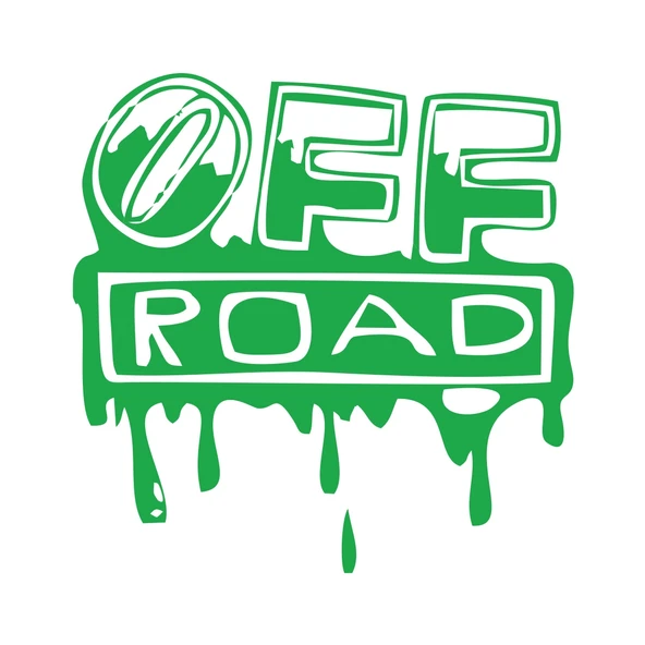 Offroad Sticker 17x17 Cm Yeşil ürün görseli 1