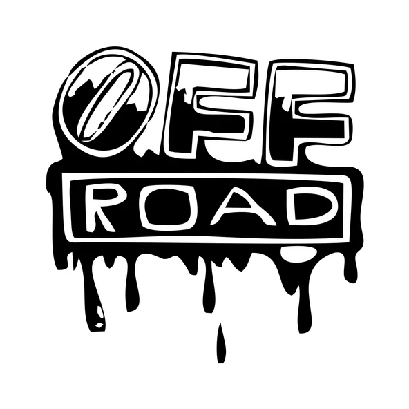 Offroad Sticker 17x17 Cm Siyah ürün görseli 1