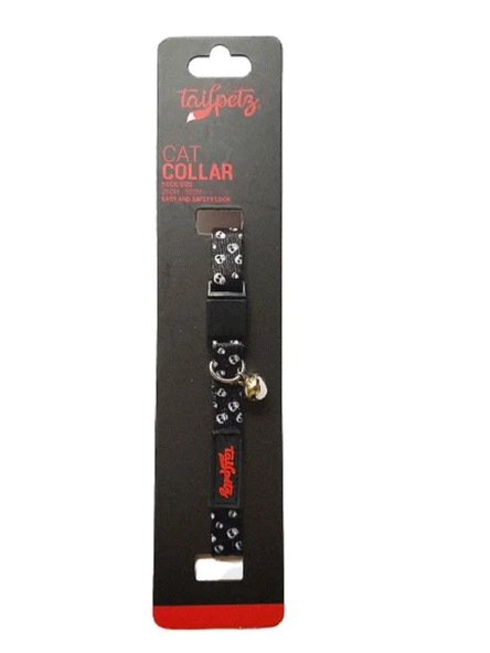 Tailpetz Cat Color Easy & Safety Lock Boo Ayarlanır Kedi Boyun Tasması ürün görseli 1