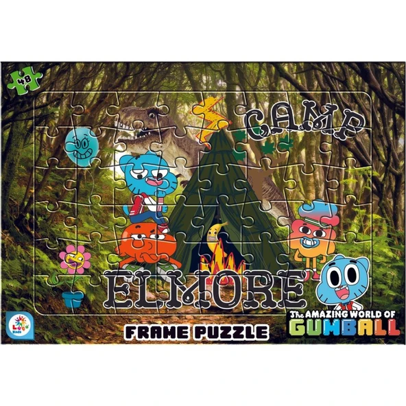 Laço Kids Gumball 48 Parça Frame Puzzle GB7607 ürün görseli 1