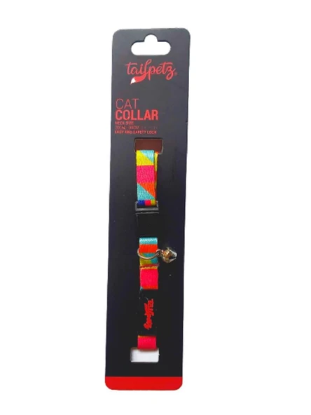 Tailpetz Cat Color Easy & Safety Lock Spirit Ayarlanır Kedi Boyun Tasması ürün görseli 1