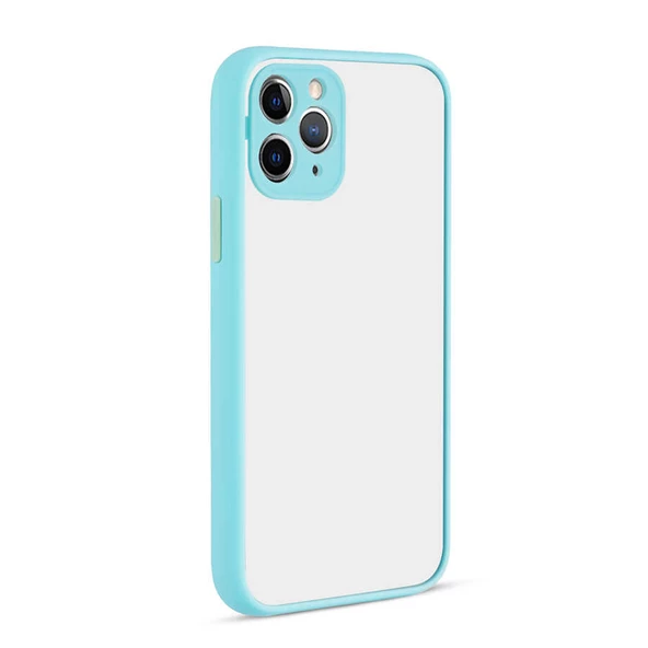 Apple iPhone 12 Pro Kılıf Zore Hux Düğme ve Kapak Zıt Renk Kılıf ürün görseli 1