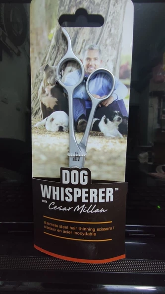 Cesar Milan Dog Whisperer Paslanmaz Çelik Köpek Tüy İnceltme Makası ürün görseli 1