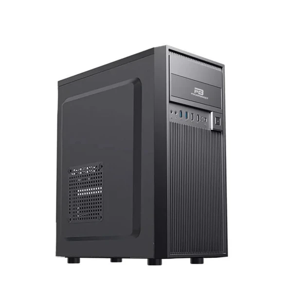 POWERBOOST  VK-1651 500W USB 3.0x2+USB 2.0x2 Full Siyah ATX Kasa ürün görseli 1