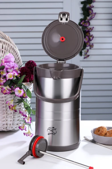 CKR2008 COOKER 3,5LT Çelik Termos Pompalı %100 Yerli Üretim ürün görseli 1