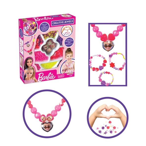 Dedde Oyubcak Barbie Tekli Kutuda Takı seti 03181 ürün görseli 1
