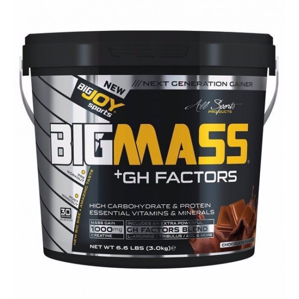 Bigjoy Sports BIGMASS Gainer GH FACTORS 1500 GR ürün görseli 1