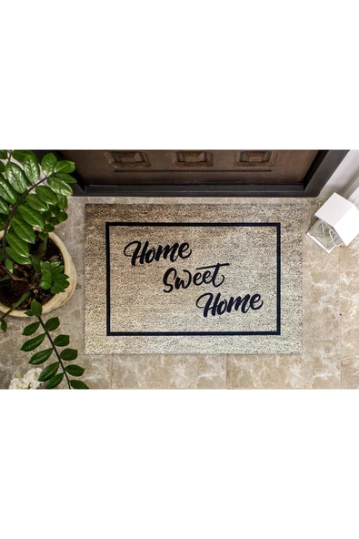 Pusula Home Home Sweet Home Kapı Önü Paspası ürün görseli 1