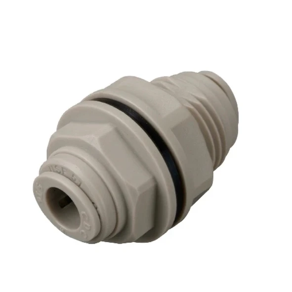 Gıda Rekoru Perde Geçişli Nipel 9.52mm - 3/8 - Resim 2