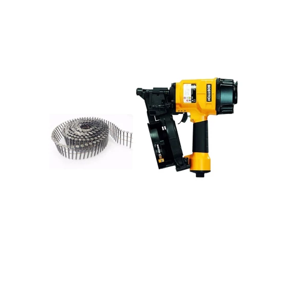 Bostitch Ic60-1-e Rulo Palet ve Çivi Tabancası+Akdeniz Tele Dizili Rulo Çivi (1 KOLİ) ürün görseli 1