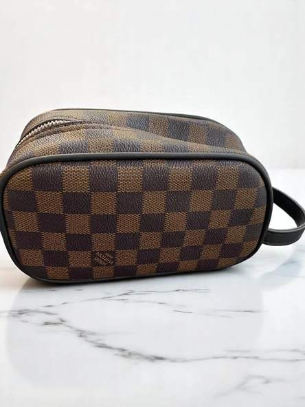 Lv Unisex Damalı El Çantası ürün görseli 1