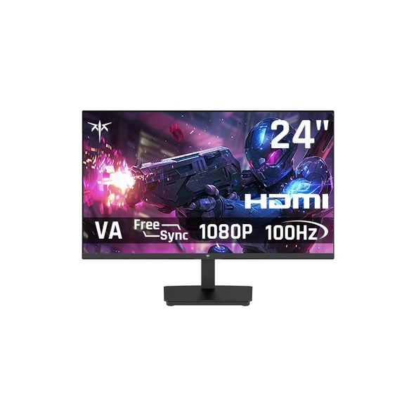 KTC H24V27 23.8" 100Hz 5MS HDMI  VGA Amd Freesync Full HD Flat Monitör ürün görseli 1