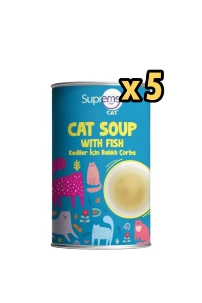 Supreme Cat Balikli Kedi Çorbası 135 Ml x 5 Adet ürün görseli 1