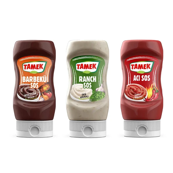 Tamek Barbekü - Ranch  - Acı Sos 3 lü Set ürün görseli 1