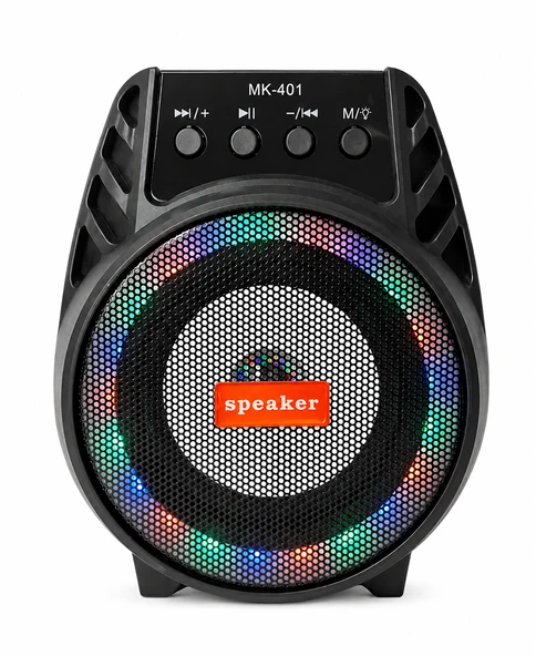 Taşınabilir Bluetooth Hoparlör RGB Işıklı TWS Özellikli Kablosuz Speaker FM Radyo USB TF Kart Destekli ürün görseli 1