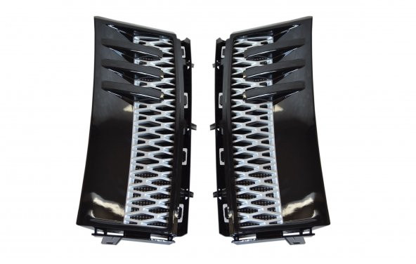 RANGE ROVER VOGUE (L322) ÇAMURLUK IZGARA SETİ SİYAH 2002-2012 ürün görseli 1