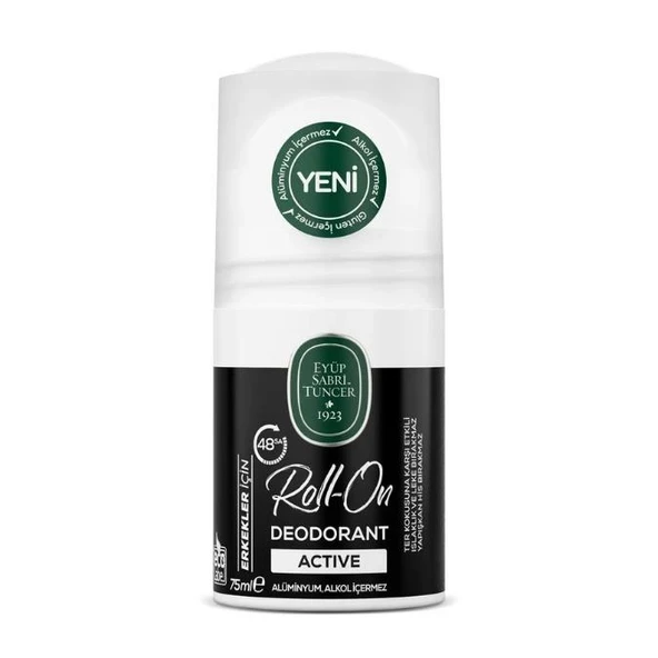 Eyüp Sabri Tuncer Roll On Deodorant Erkek İçin Active 75 ml ürün görseli 1