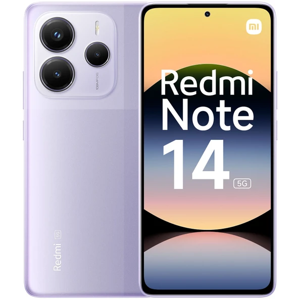 Xiaomi Redmi Note 14 5G 8/256GB Mor (Xiaomi Türkiye Garantili) ürün görseli 1