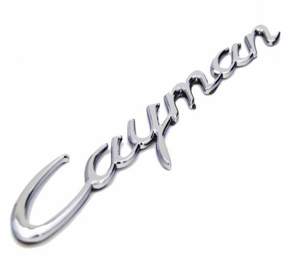 PORSCHE CAYMAN BAGAJ YAZISI KROM ürün görseli 1