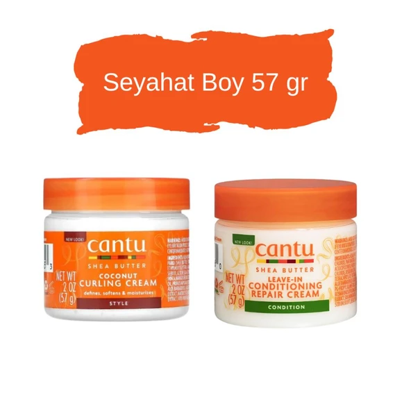 Cantu Kıvrıcık ,Dalgalı Saçlar İçin Onarıcı ve Şekillendirici Saç Bakım Mini Seyahat Seti ürün görseli 1