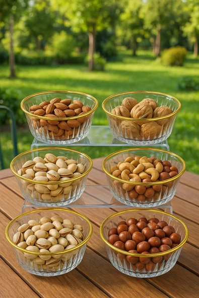 Çerezlik Kase Altın Yaldızlı 175 cc ağız çapı 99,5mm ürün görseli 1