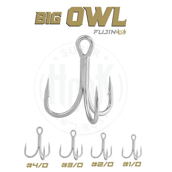 Fujin Big OWL Süper Anti-Rust Üçlü İğne - Resim 4