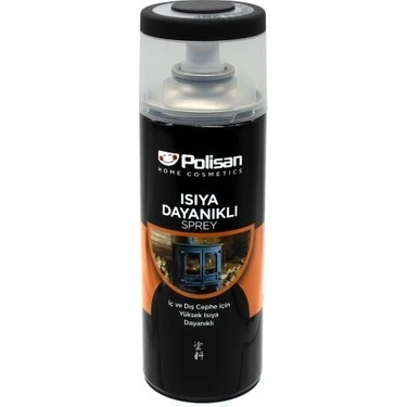 Polisan Isıya Dayanıklı Sprey Siyah 400ML. ürün görseli 1