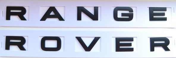 RANGE ROVER YAZI PARLAK SİYAH ürün görseli 1