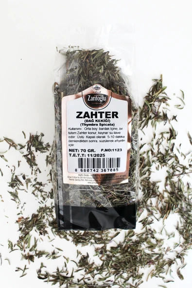 Zarifoğlu Zahter  Dağ Kekiği Bitkisi Şifalı Bitkiler 70 gr ürün görseli 1