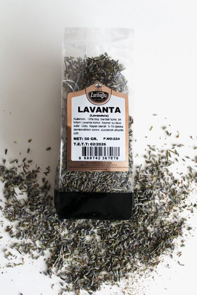 Zarifoğlu Lavanta Çiçeği Otu Bitkisi Şifalı Bitkiler 50 gr ürün görseli 1