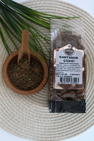 Zarifoğlu Kantaron Çiçeği Otu Bitkisi Şifalı Bitkiler 60 gr - Resim 3