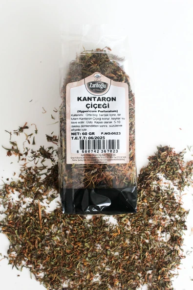 Zarifoğlu Kantaron Çiçeği Otu Bitkisi Şifalı Bitkiler 60 gr ürün görseli 1