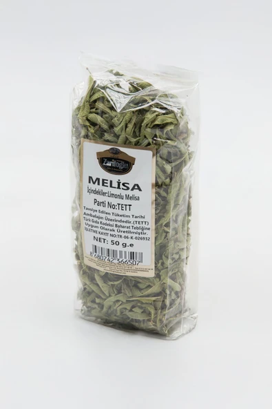 Zarifoğlu Melisa Bitkisi Otu Şifalı Bitkiler 50 gr - Resim 4