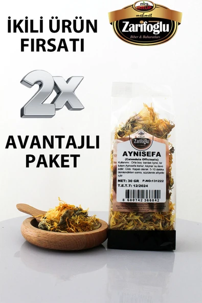 Zarifoğlu Aynı Sefa Çiçeği Bitkisi Otu Şifalı Bitkiler 2 x 30 gr ürün görseli 1