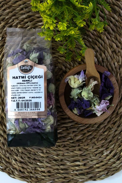 Zarifoğlu Hatmi Çiçeği Otu Bitkisi Şifalı Bitkiler 26 gr - Resim 2