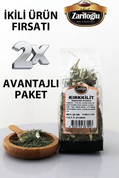 Zarifoğlu KırkKilit Otu Bitkisi Şifalı Bitkiler 2 x 20 gr ürün görseli 1