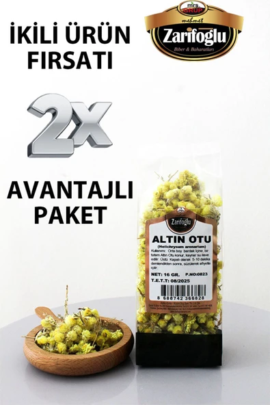 Zarifoğlu Altın Otu Bitkisi Şifalı Bitkiler 2 X 16 gr ürün görseli 1