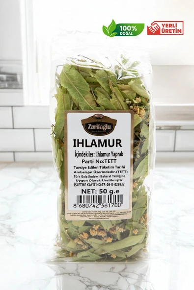 Zarifoğlu Ihlamur Çayı Otu Bitkisi Şifalı Bitkiler 50 gr ürün görseli 1