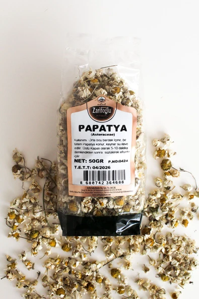 Zarifoğlu Papatya Çayı Bitkisi Otu Şifalı Bitkiler 50 gr ürün görseli 1