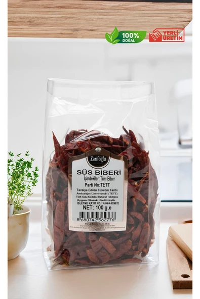Zarifoğlu Atom Süs Biberi 100gr ürün görseli 1