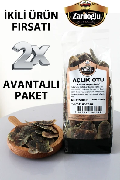 Zarifoğlu Açlık Otu Bitkisi Şifalı Bitkiler 2 x 50 gr ürün görseli 1