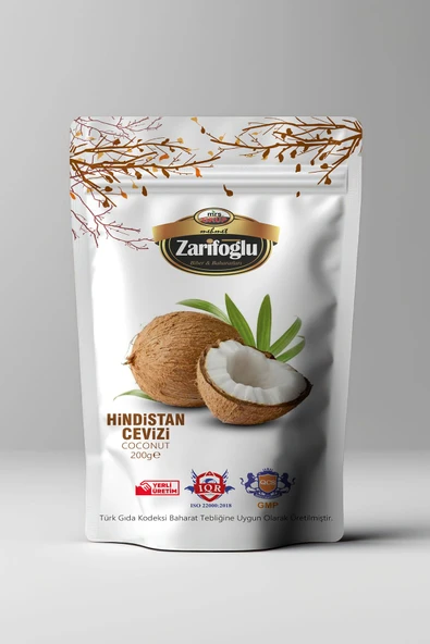 Zarifoğlu Hindistan Cevizi 200 gr ürün görseli 1